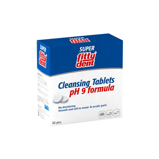 FittyDent Denture Cleaning Tablets — 32 Pack